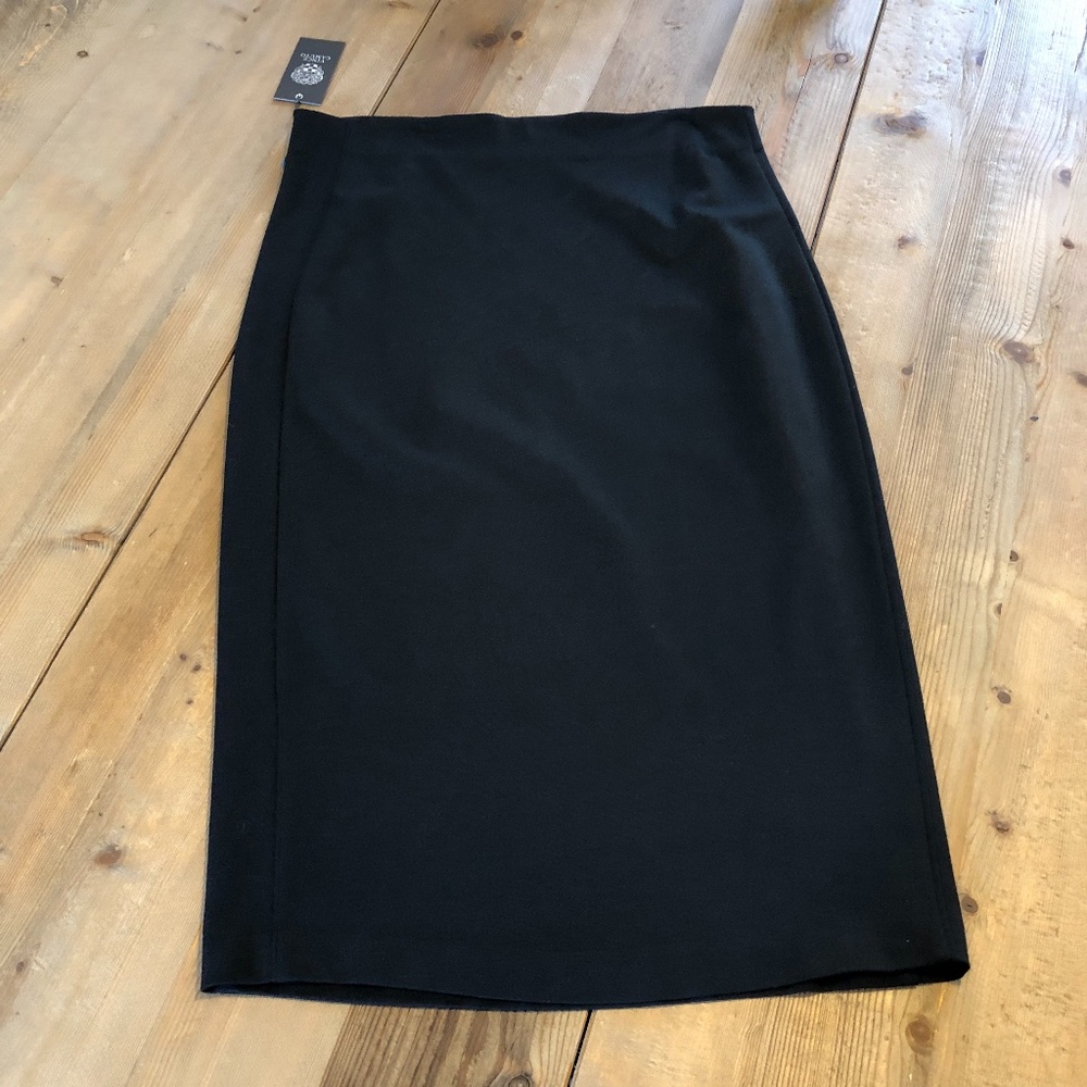 Vince Camuto Classic Versatile Black Pencil Skirt Size Medium